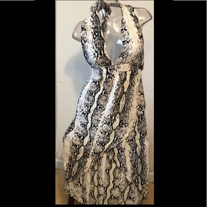 Faithfully The Brand snakeskin print Dress